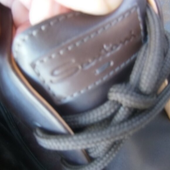 New Authentic Santoni High Top Luxury Leather Shoes Brown Italy UK 11 US 12 - Picture 13 of 16